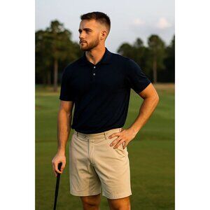 Nat Nast Classic Khaki Tan Chino Shorts Size 34